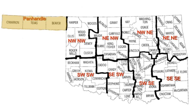 map of oklahoma panhandle